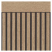 Tapetový stěnový panel / vliesová tapeta  397444, role 1,06x5m, barva béžová, hnědá, černá