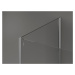 MEXEN/S Kioto Sprchová zástěna WALK-IN 100 x 80 x 30 cm, černý vzor, chrom 800-100-080-221-01-70