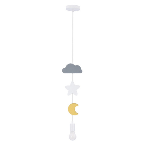Závěsná lampa Moon SC 1x20W E27 iq dětská, mix barev CANDELLUX