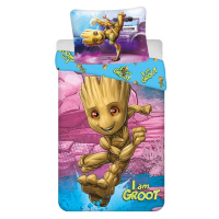 Jerry Fabrics Bavlněné povlečení Groot I am Groot