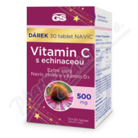 GS Vitamin C500mg s echinaceou tbl.70+30 dárek