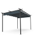 Blumfeldt Pantheon Robust Pergola, 3x4 m práškově lakovaná ocel odolná vůči povětrnostním vlivům