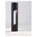 NOVA LUCE venkovní sloupkové svítidlo ELLERY černý hliník a akryl LED 12W 3000K 100-240V IP65 91