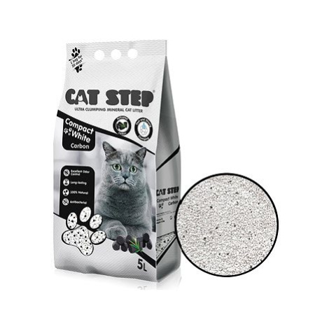 Cat Step compact white carbon 5 l