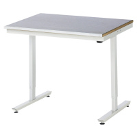 RAU Psací stůl s elektrickým přestavováním výšky, ocelový povlak, nosnost 150 kg, š x h 1000 x 8