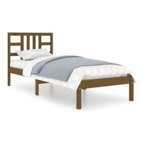 Rám postele medově hnědý masivní dřevo 100 × 200 cm, 3105398