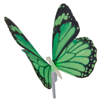 Näve Dekorační solární světlo motýl, zemní hrot RGB-LED