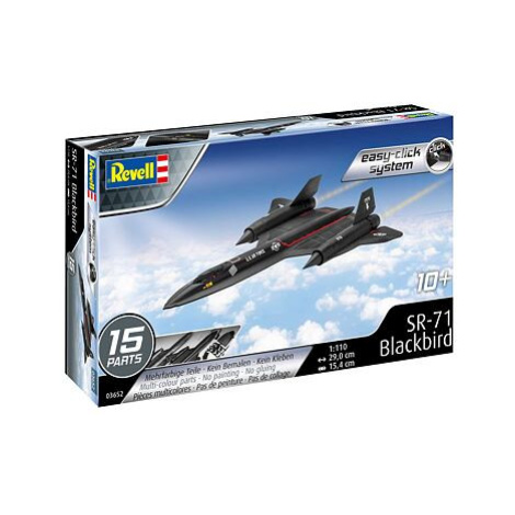 Revell EasyClick letadlo 03652 - SR-71 Blackbird (1:110)