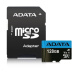 ADATA MicroSDXC karta 128GB Premier UHS-I Class 10 + adaptér