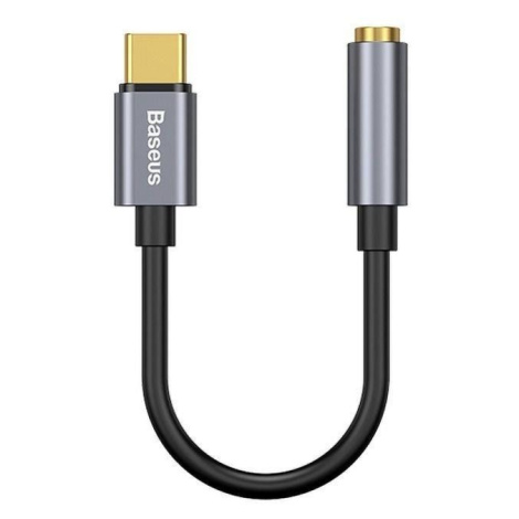 Baseus CATL54-0G Kabelová Redukce z USB-C na 3.5mm Audio Jack L54 (female) Deep Grey