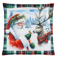 Vánoční polštář WINTER MAGIC motiv I. 40x40 cm Mybesthome Varianta: Povlak na polštář, 40x40 cm