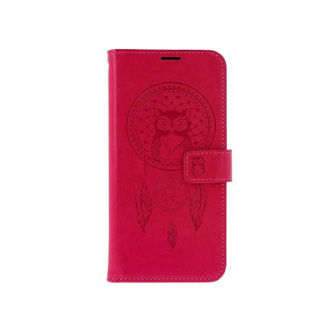 TopQ Pouzdro Samsung A17 knížkové Lapač se sovičkou růžové 142715