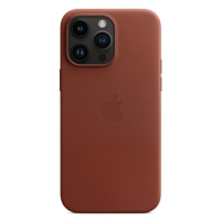 Apple kožený kryt s MagSafe na iPhone 14 Pro Max cihlově hnědý Cihlově hnědá
