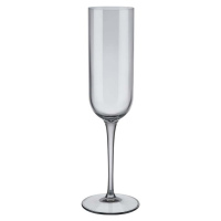 Sada 4 šedých sklenic na šampaňské Blomus Mira, 210 ml