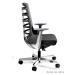 UNIQUE Kancelářská židle SPINELLY M, černá/šedá