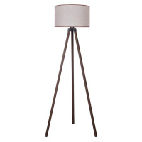 - Stojací lampa 1xE27/60W/230V pr. 44 cm béžová/hnědá