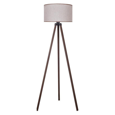 - Stojací lampa 1xE27/60W/230V pr. 44 cm béžová/hnědá Donoci