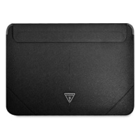 Pouzdro na notebook Guess Saffiano Triangle Logo 14'' - černé