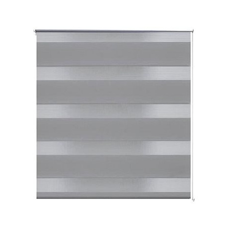 Roleta den a noc \ Zebra \ Twinroll 60x120 cm šedá SHUMEE
