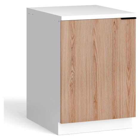 Blumfeldt WoodVista spodní skříňka dřezu, Robustní, Soft-Close závěsy, Hliníkové rukojeti