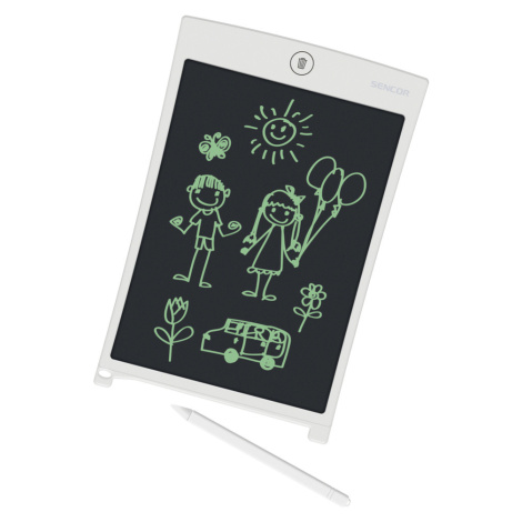 Sencor SXP 020 WH dětský digitální LCD tablet a zápisník