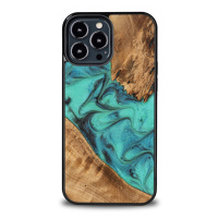 Bewood Unikátní Pouzdro pro iPhone 13 Pro Max – tyrkysové