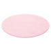 Ayyildiz koberce Kusový koberec Life Shaggy 1500 pink kruh - 120x120 (průměr) kruh cm