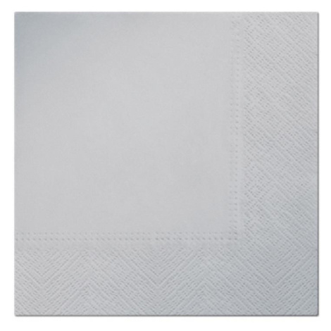 PAW Papírové ubrousky - Stříbrné 33 x 33 cm