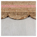 Flair Rugs koberce Kusový koberec Grace Jute Natural/Pink - 160x230 cm