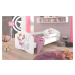 Dětská postel s obrázky - čelo Casimo bar Rozměr: 160 x 80 cm, Obrázek: Kočička Marie