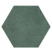 Nástěnný obklad Burano Green Hex 11/12,5