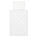 KLUPS - Výplň peřinka + polštář do postýlky celoroční Lux white 135 x 100 + 60x40 cm