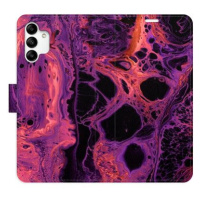 iSaprio flip pouzdro Abstract Dark 02 pro Samsung Galaxy A04s