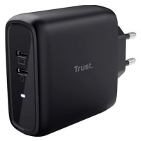 Trust MAXO 65W 2P USB-C CHARGER, černá