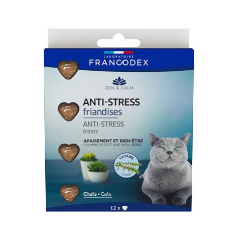 Francodex Pochoutka Anti-Stress pro kočky 12 ks