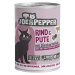 Joe & Pepper Cat hovězí a krůtí maso s batáty 6 × 400 g