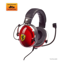 Thrustmaster T.RACING SCUDERIA FERRARI herní sluchátka s mikrofonem  Červená