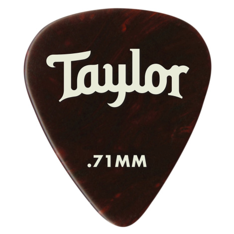 Taylor Celluloid Picks 0.71 Tortoise Shell