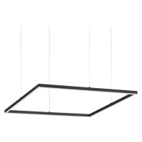 Ideal Lux Ideal Lux - LED Lustr na lanku ORACLE SLIM LED/41W/230V 3000K 70x70 cm černá