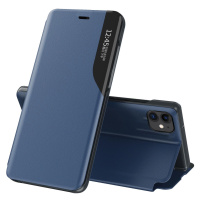 Eco Leather View Case elegantní flipové pouzdro s funkcí stojánku pro iPhone 13 Pro Max modré