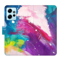 iSaprio flip pouzdro Abstract Paint 05 pro Xiaomi Redmi Note 12 5G