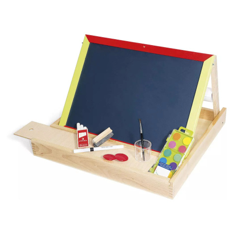 Jeujura Dřevěná multiaktivní stolní tabule 44x30 cm s příslušenstvím