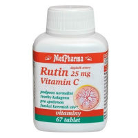 MedPharma Rutin 25mg a vitamin C tbl.67