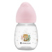 KIKKABOO - Kojenecká láhev 180ml 3m+ Savanna Pink