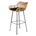 Barová židle SCH-105 přírodní/černá