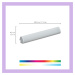 WiZ Single Bar lineární LED svítidlo 5,5W 400lm 2200-6500K RGB IP20 30cm, bílá