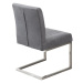 LuxD Konzolová židle Boss vintage šedá