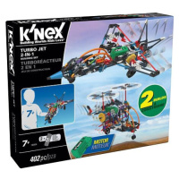 K´NEX - Stavebnice letadlo Turbo Jet 2 v 1, 402 dílků