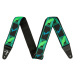 Fender Neon Monogram Strap Green/Blue