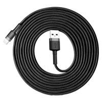 Kabel Baseus Cafule USB Lightning Cable 2A 3m (Black+Gray) (6953156296305)